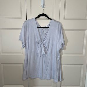 3X Striped Tee with Tie